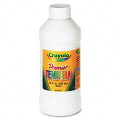 Crayola Premier Tempera Paint, White, 16 oz CYO541216053