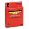 Crayola Staonal Marking Crayons, Red, 8/Box CYO5200023038