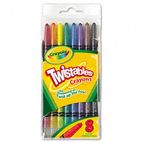 Crayola Twistable Crayons, 8 Traditional Colors/Set CYO527408