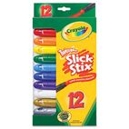 Crayola Twistables Slick Stix, Assorted, 12/Set CYO529512