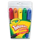 Crayola Twistables Slick Stix, Assorted, 5 Colors/Set CYO529505
