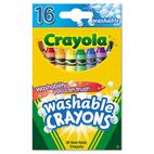 Crayola Washable Crayons, Regular, 8 Colors, 16/Box CYO526916
