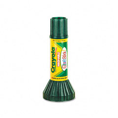 Crayola Washable Glue Stick, .9 oz, Stick, 12/Pack CYO561135