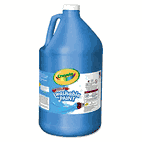 Crayola Washable Paint, Blue, 1 gal CYO542128042