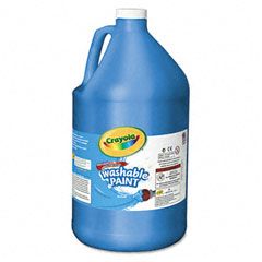 Crayola Washable Paint, Blue, 1 gal CYO542128042