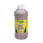 Crayola Washable Paint, Brown, 16 oz CYO542016007