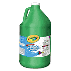 Crayola Washable Paint, Green, 1 gal CYO542128044
