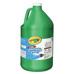 Crayola Washable Paint, Green, 1 gal CYO542128044