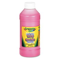 Crayola Washable Paint, Magenta, 16 oz CYO542016069