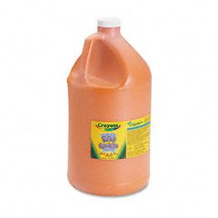 Crayola Washable Paint, Orange, 1 gal CYO542128036