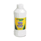 Crayola Washable Paint, White, 16 oz CYO542016053