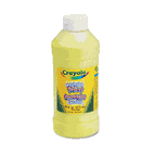 Crayola Washable Paint, Yellow, 16 oz CYO542016034