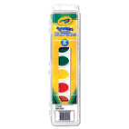 Crayola Washable Watercolor Paint, 8 Assorted Colors CYO530525