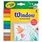 Crayola Washable Window FX Markers, Conical Tip, Assorted Colors, 8/Pack CYO588165