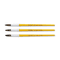 Crayola Watercolor Brush Set, Size 10, Camel Hair Blend, Round, 3/Pack CYO051127010