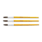 Crayola Watercolor Brush Set, Size 12, Camel Hair Blend, Round, 3/Pack CYO051127012