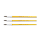 Crayola Watercolor Brush Set, Size 6, Camel Hair Blend, Round, 3/Pack CYO051127006