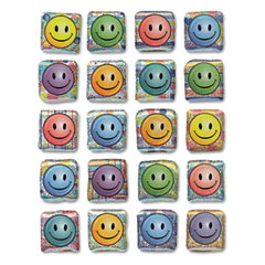 Creativity Street Creativity Street Peel & Stick Gemstone Stickers, Smiley Face, 20/Pack CKC1648