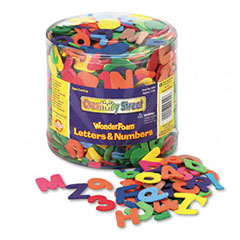 Creativity Street Wonderfoam Letters and Numbers, 1/2 Lb. Tub, Approximately 1,500 Pieces CKC4304
