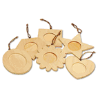 Creativity Street Wood Frame Ornaments, 36 Frames CKC3890