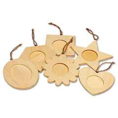 Creativity Street Wood Frame Ornaments, 36 Frames CKC3890