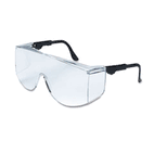 Crews Tacoma Wraparound Safety Glasses, Black Frames, Clear Lenses CRWTC110XL