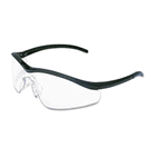 Crews Triwear Onyx Frame, Clear AntiFog Lens, Black Cord CRWT1110AF