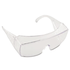 Crews Yukon Safety Glasses, Wraparound, Clear Lens CRW9810
