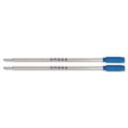 Cross Refills for Ballpoint Pens, Medium, Blue Ink, 2/Pack CRO85112