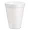 Dart Drink Foam Cups, 8 oz., White, 40 Bags of 25/Carton DRC8J8