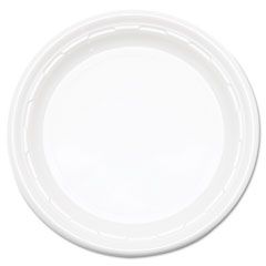 Dart Famous Service Plastic Dinnerware, Plate,6" Diameter, White, 125 PK, 1000/CT DRC6PWF