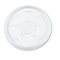 Dart Plastic Lids, for 12-oz. Hot/Cold Foam Cups, Slip-Thru Lid, WE, 1000/Carton DRC12SL