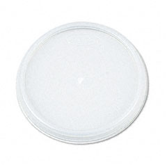 Dart Plastic Lids, for 12 oz. Hot/Cold Foam Cups, Vented, 1000 Lids/Carton DRC12JL