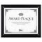 DAX Award Plaque, Wood/Acrylic Frame, fits up to 8-1/2 x 11, Black DAXN15908NT