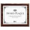 DAX Award Plaque, Wood/Acrylic Frame, fits up to 8-1/2 x 11, Walnut DAXN15818T