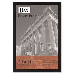 DAX Black Wood Poster Frame w/Plastic Window, Wide Profile, 24 x 36 DAX2863U2X