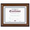 DAX Prestige Document Frame, Walnut/Black, Gold Accents, Certificate, 8 1/2 x 11" DAXN3028N1T