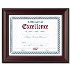 DAX Rosewood Document Frame, Wall-Mount, Wood, 8 1/2 x 11 DAXN3246N1T