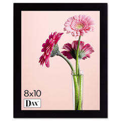DAX Solid Wood Photo/Picture Frame, Easel Back, 8 x 10, Black DAX1826L3T