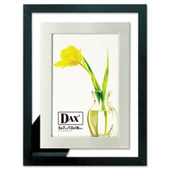 DAX Upper West Side Float Frame, Black/Brushed Aluminum, Wood, 5 x 7 DAXN1858H4T