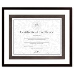 DAX Upper West Side Float Frame, Black/Brushed Aluminum, Wood, 8.5 x 11 DAXN1858N4T