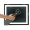 DAX Upper West Side Float Frame, Black/Brushed Aluminum, Wood, 8.5 x 11 DAXN1858N4T