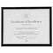 DAX Value U-Channel Document Frame w/Certificates, 8-1/2 x 11, Black DAXN17000N
