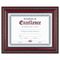 DAX World Class Document Frame w/Certificate, Rosewood, 8 1/2 x 11" DAXN3245N3T