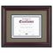 DAX World Class Document Frame w/Certificate, Walnut, 11 x 14" DAXN3245S2T