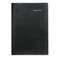Day-Timer Bonded Leather Journal, Black, 160 Gold-Edged Pages, 5 1/2 x 7 3/4 DTM12001A