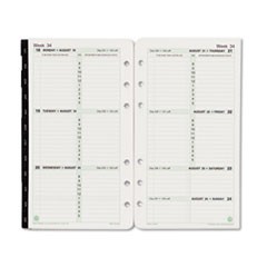 Day-Timer Dated Two-Page-per-Week Organizer Refill, January-December, 3-3/4 x 6-3/4, 2013 DTM108311301