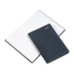 Day-Timer Leatherlike Journal, Black Polyurethane Cover, 160 Pages, 5 1/2 x 7 3/4 DTM12961A
