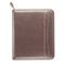 Day-Timer Sienna Simulated Leather Zippered Organizer Starter Set, 5-1/2 x 8-1/2, Brown DTM48532