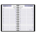 DayMinder Premiere Recycled Daily Appointment Book, Black, 4 7/8" x 8", 2012 AAGG10000